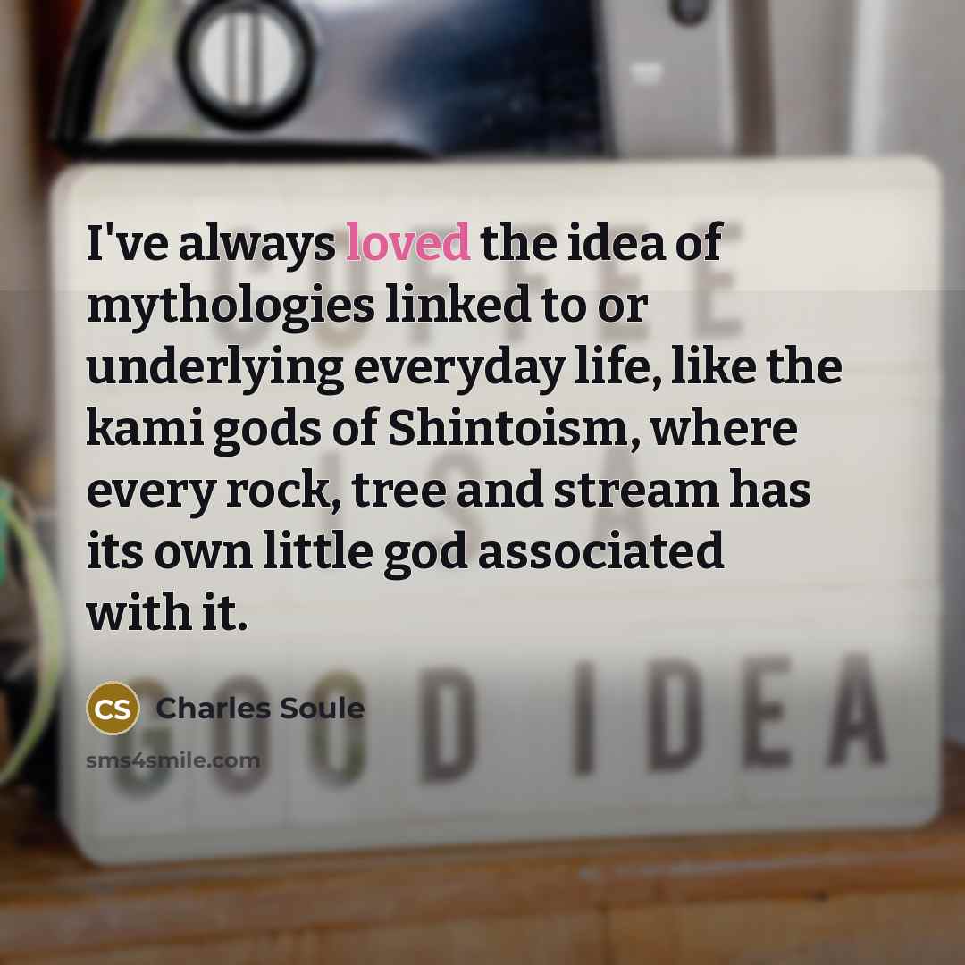 “I've always loved the idea of mythologies linked to or…” quote by Charles Soule