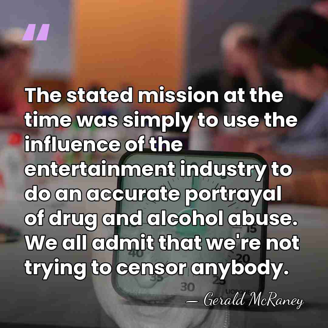 The stated mission at the time was simply to use the influence&hellip; - Gerald McRaney
