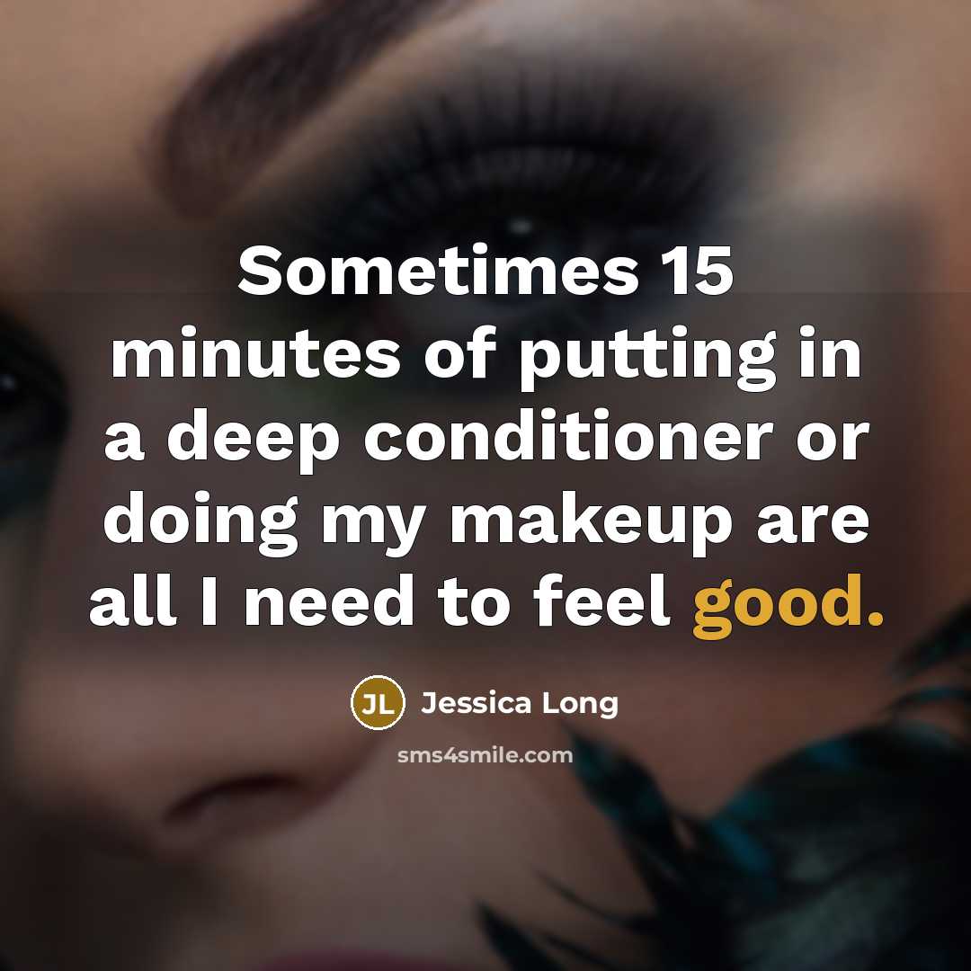 “Sometimes 15 minutes of putting in a deep conditioner or…” quote by Jessica Long