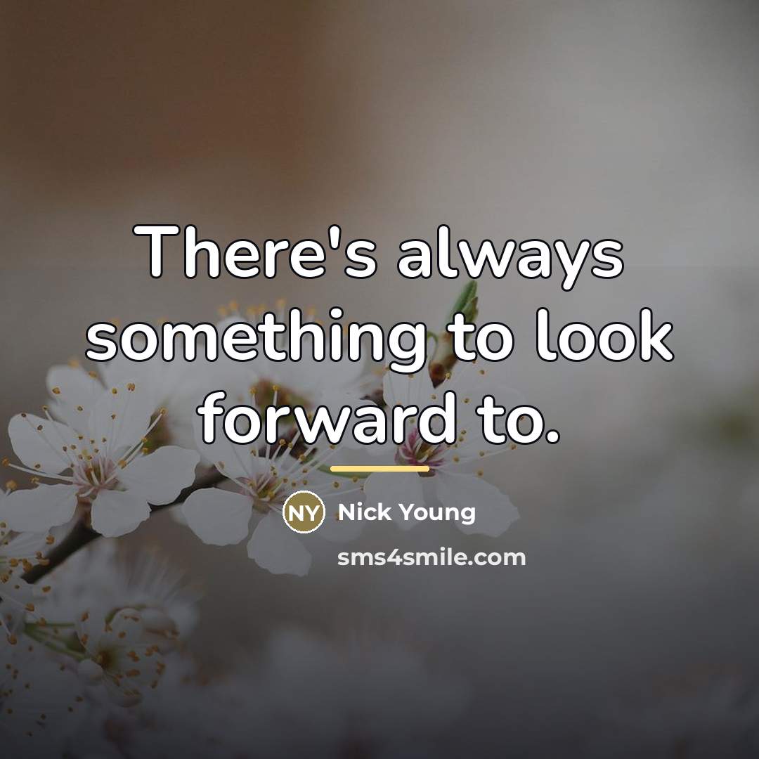 “There's always something to look forward to.…” quote by Nick Young