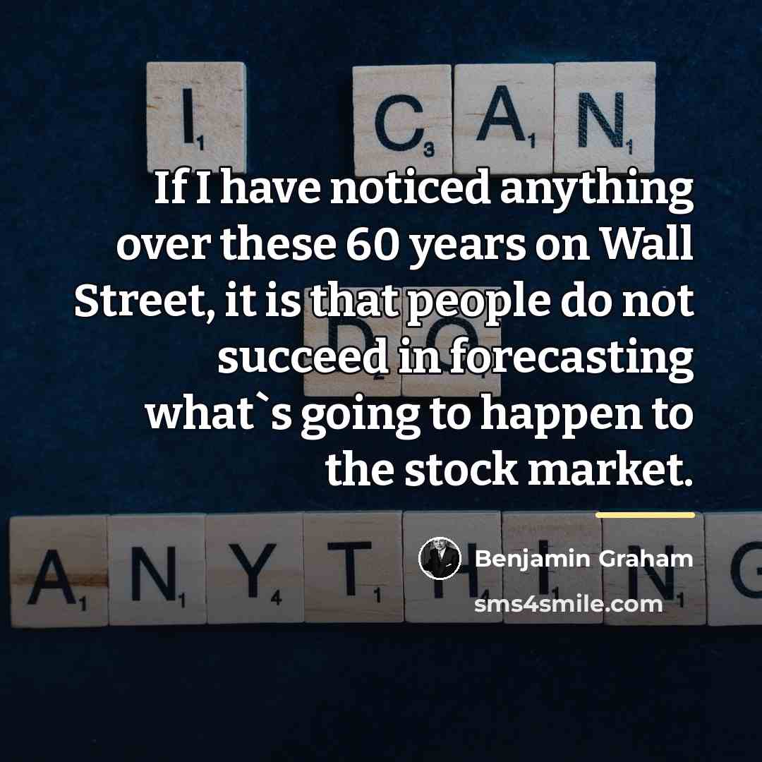 “If I have noticed anything over these 60 years on…” quote by Benjamin Graham