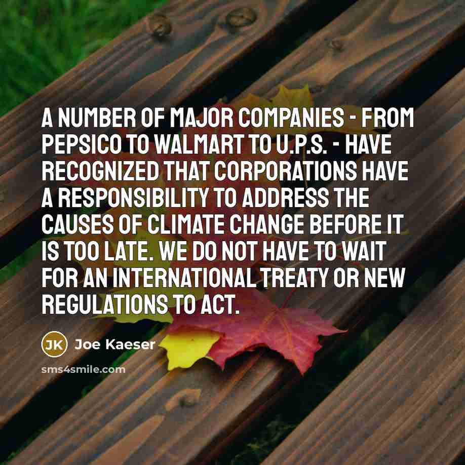 “A number of major companies - from PepsiCo to Walmart…” quote by Joe Kaeser