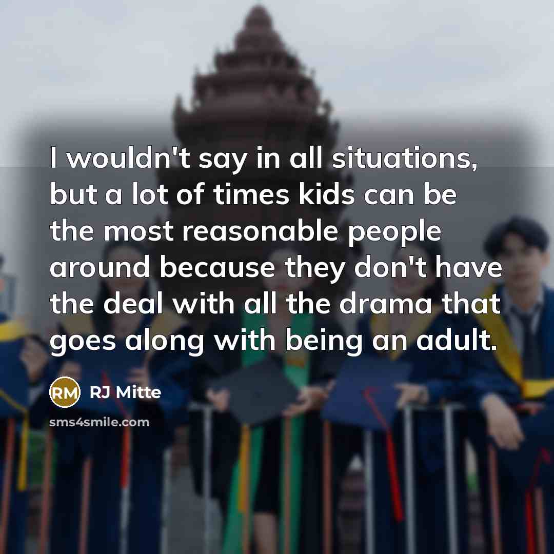 “I wouldn't say in all situations, but a lot of…” quote by RJ Mitte