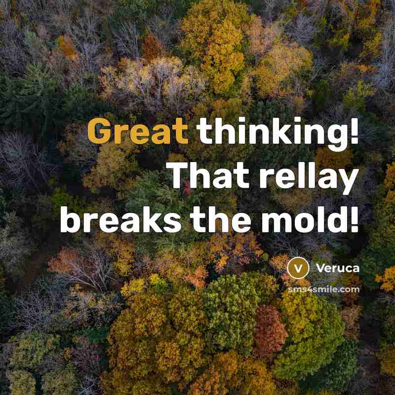 “Great thinking! That rellay breaks the mold!” quote by Veruca