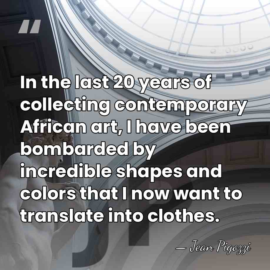 In the last 20 years of collecting contemporary African art, I have&hellip; - Jean Pigozzi