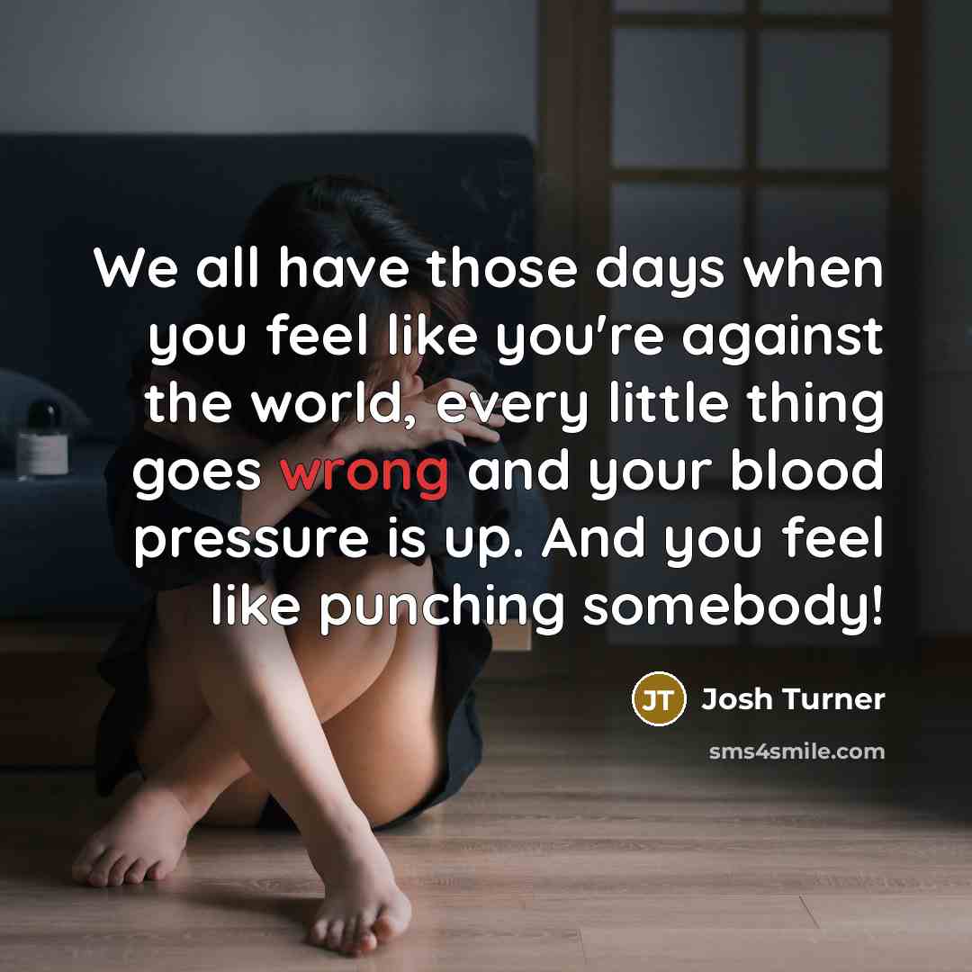 “We all have those days when you feel like you're…” quote by Josh Turner