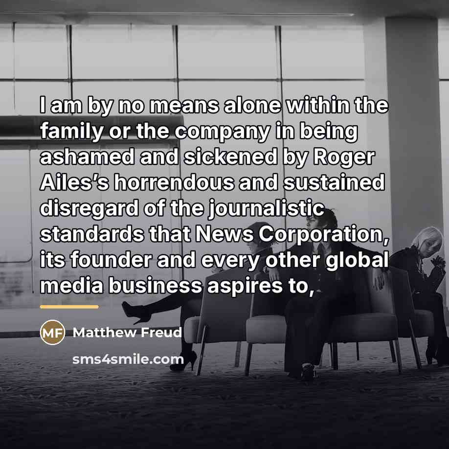 “I am by no means alone within the family or…” quote by Matthew Freud