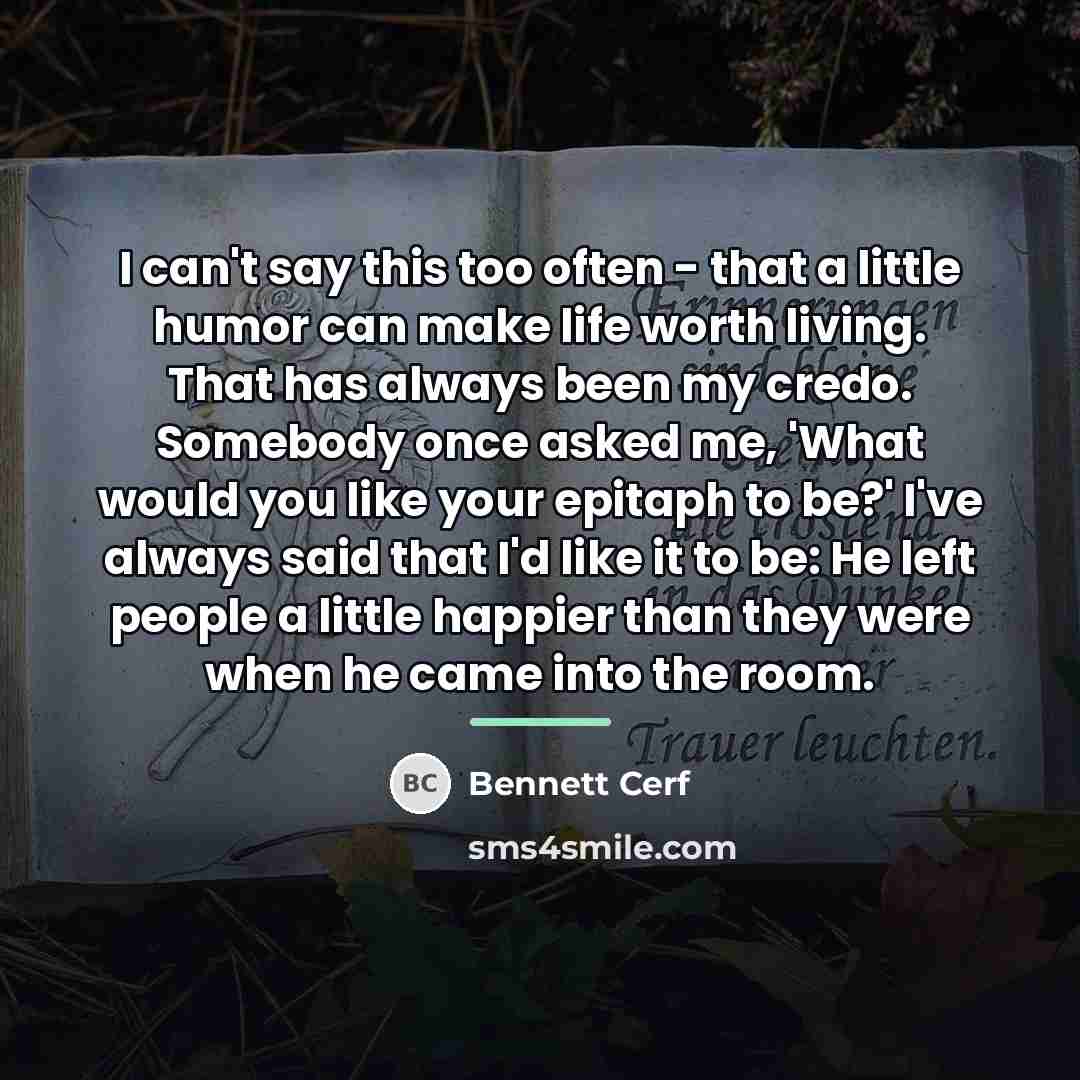 “I can't say this too often - that a little…” quote by Bennett Cerf