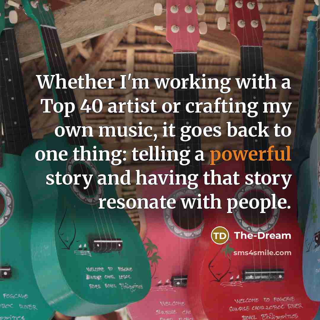 “Whether I'm working with a Top 40 artist or crafting…” quote by The-Dream