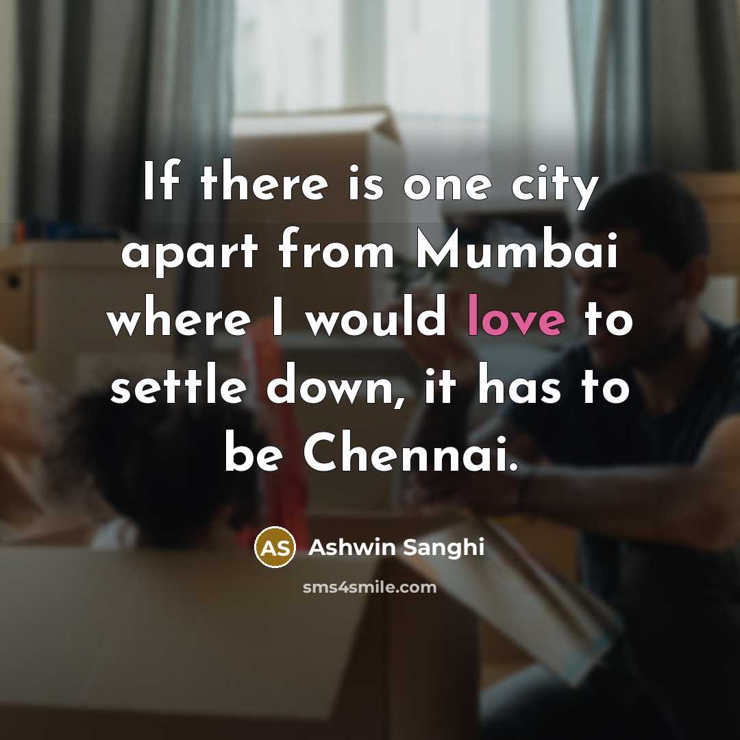 “If there is one city apart from Mumbai where I…” quote by Ashwin Sanghi