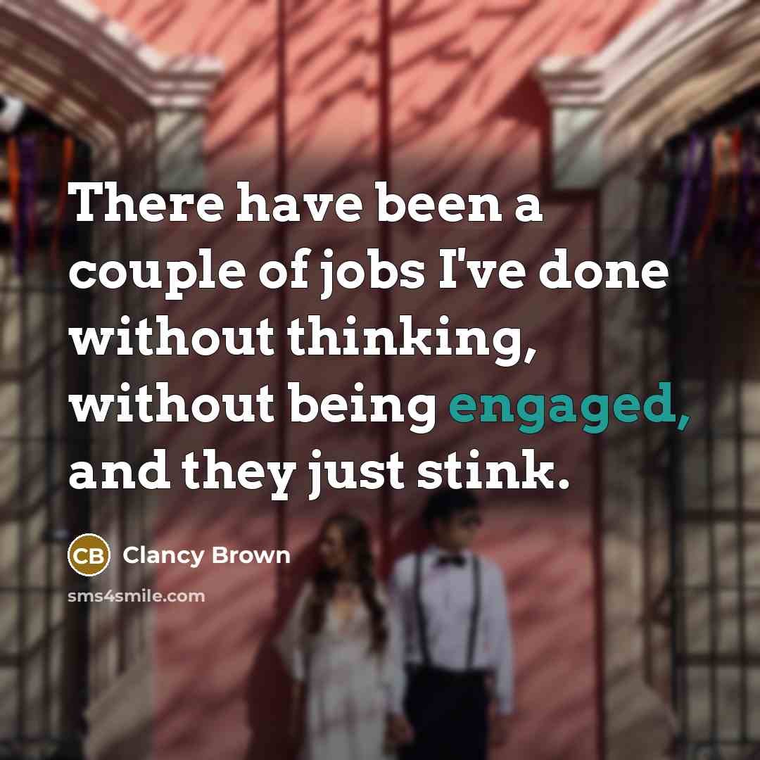 “There have been a couple of jobs I've done without…” quote by Clancy Brown