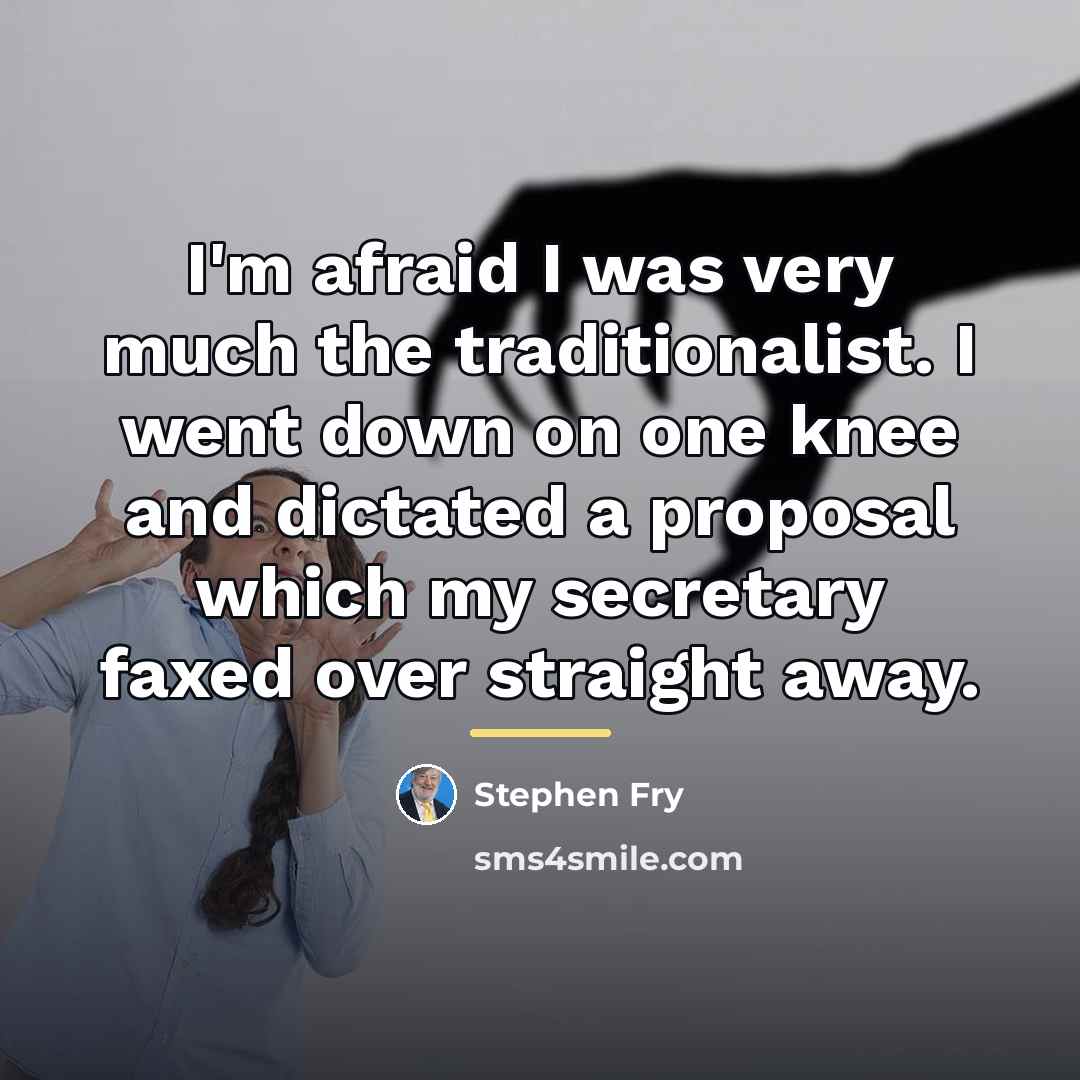 “I'm afraid I was very much the traditionalist. I went…” quote by Stephen Fry