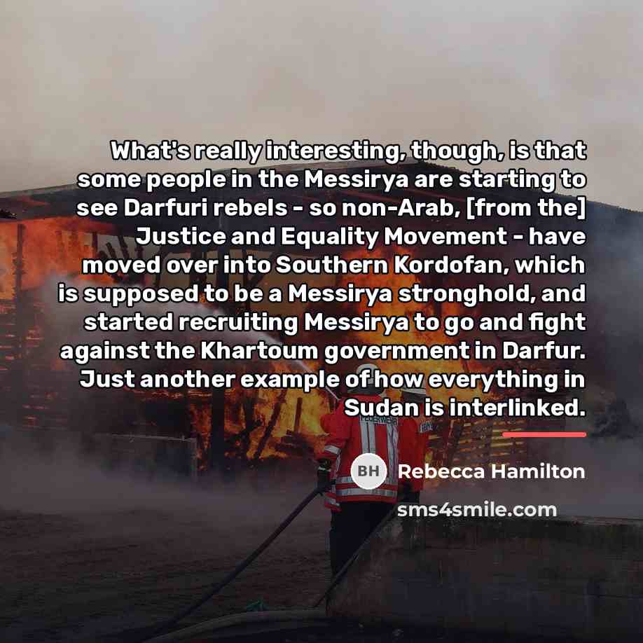 “What's really interesting, though, is that some people in the…” quote by Rebecca Hamilton