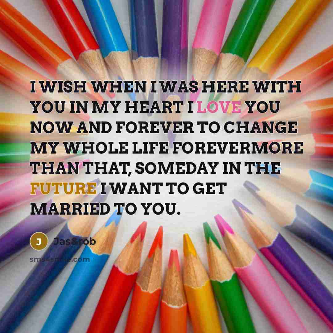 “I WISH WHEN I WAS HERE WITH YOU IN MY…” quote by Jas&rob