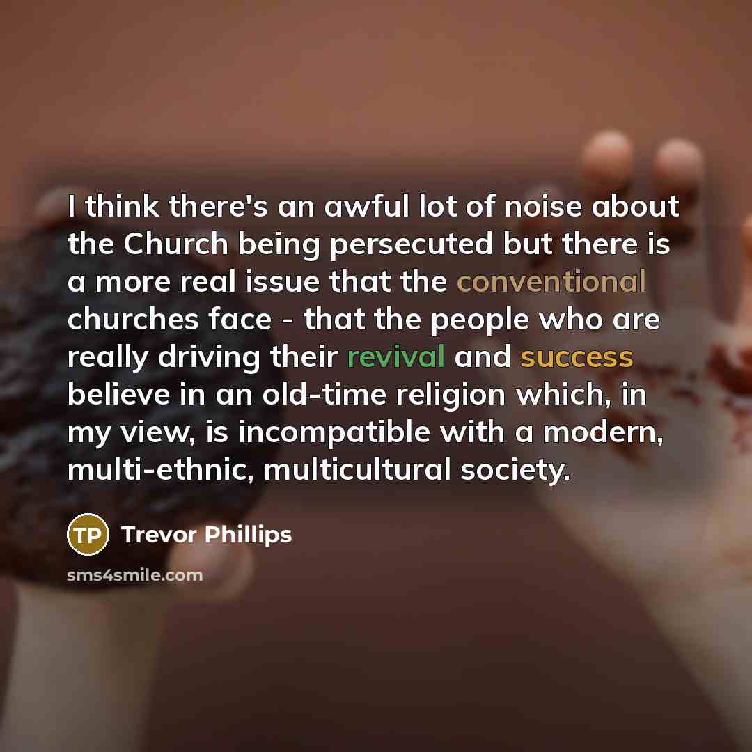 “I think there's an awful lot of noise about the…” quote by Trevor Phillips