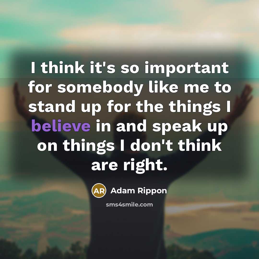 “I think it's so important for somebody like me to…” quote by Adam Rippon