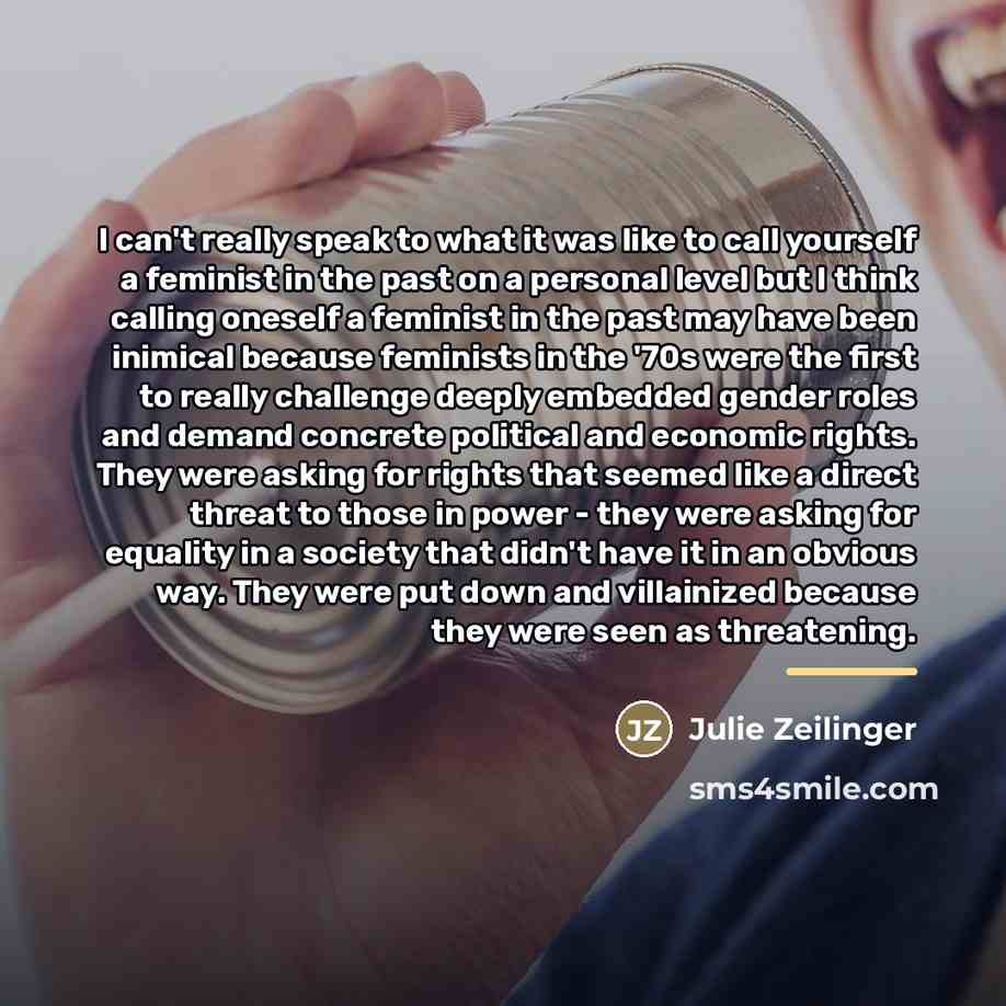 “I can't really speak to what it was like to…” quote by Julie Zeilinger