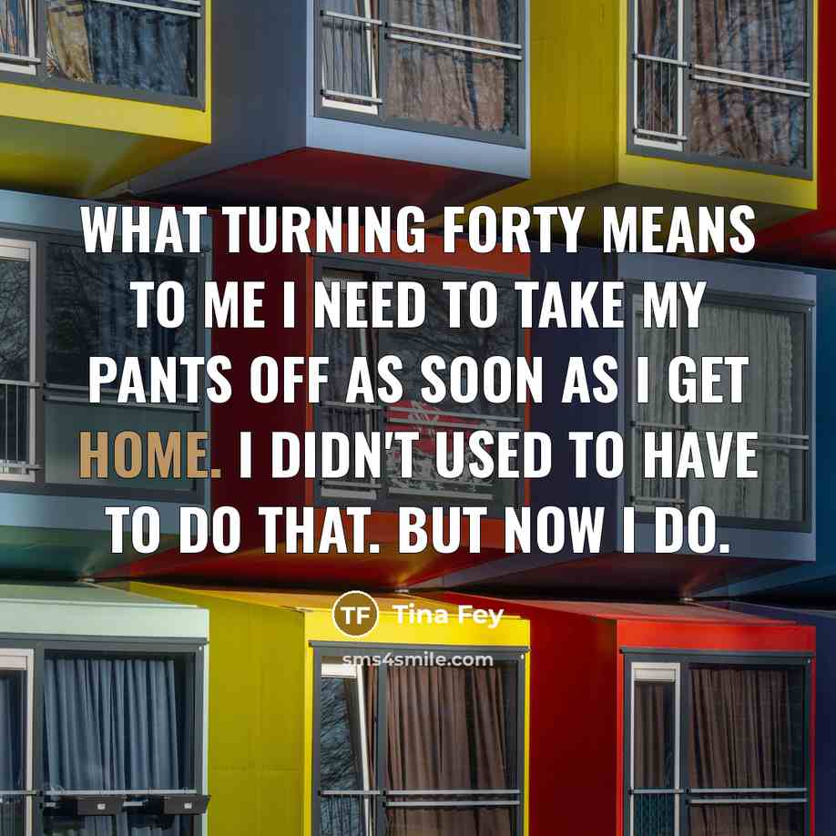 “What Turning Forty Means to Me I need to take…” quote by Tina Fey
