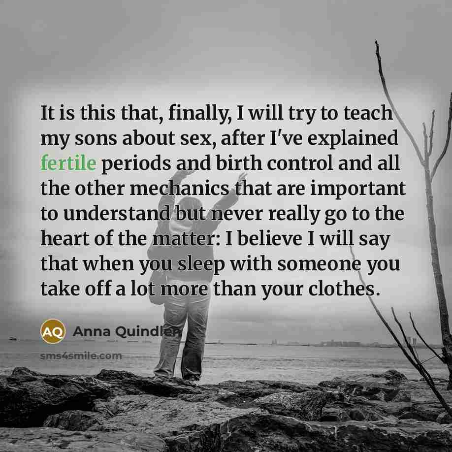 “It is this that, finally, I will try to teach…” quote by Anna Quindlen