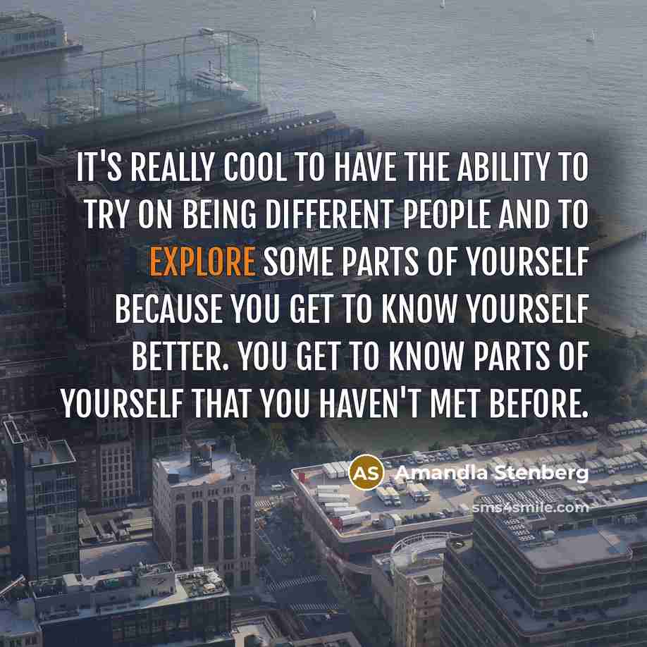 “It's really cool to have the ability to try on…” quote by Amandla Stenberg