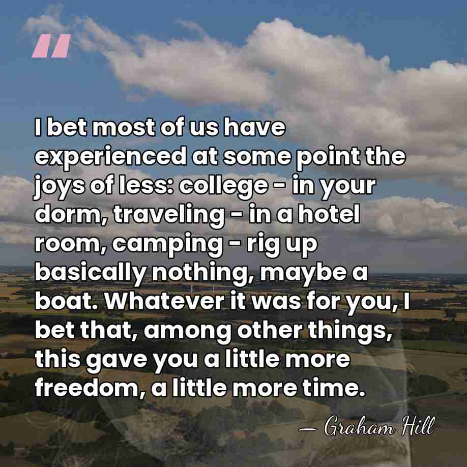 I bet most of us have experienced at some point the joys&hellip; - Graham Hill