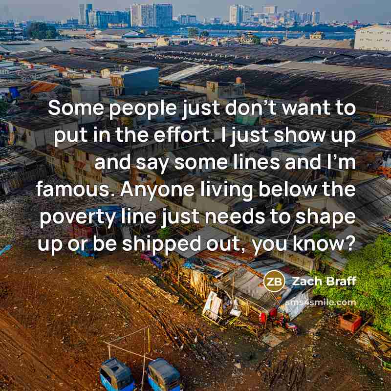 “Some people just don't want to put in the effort.…” quote by Zach Braff