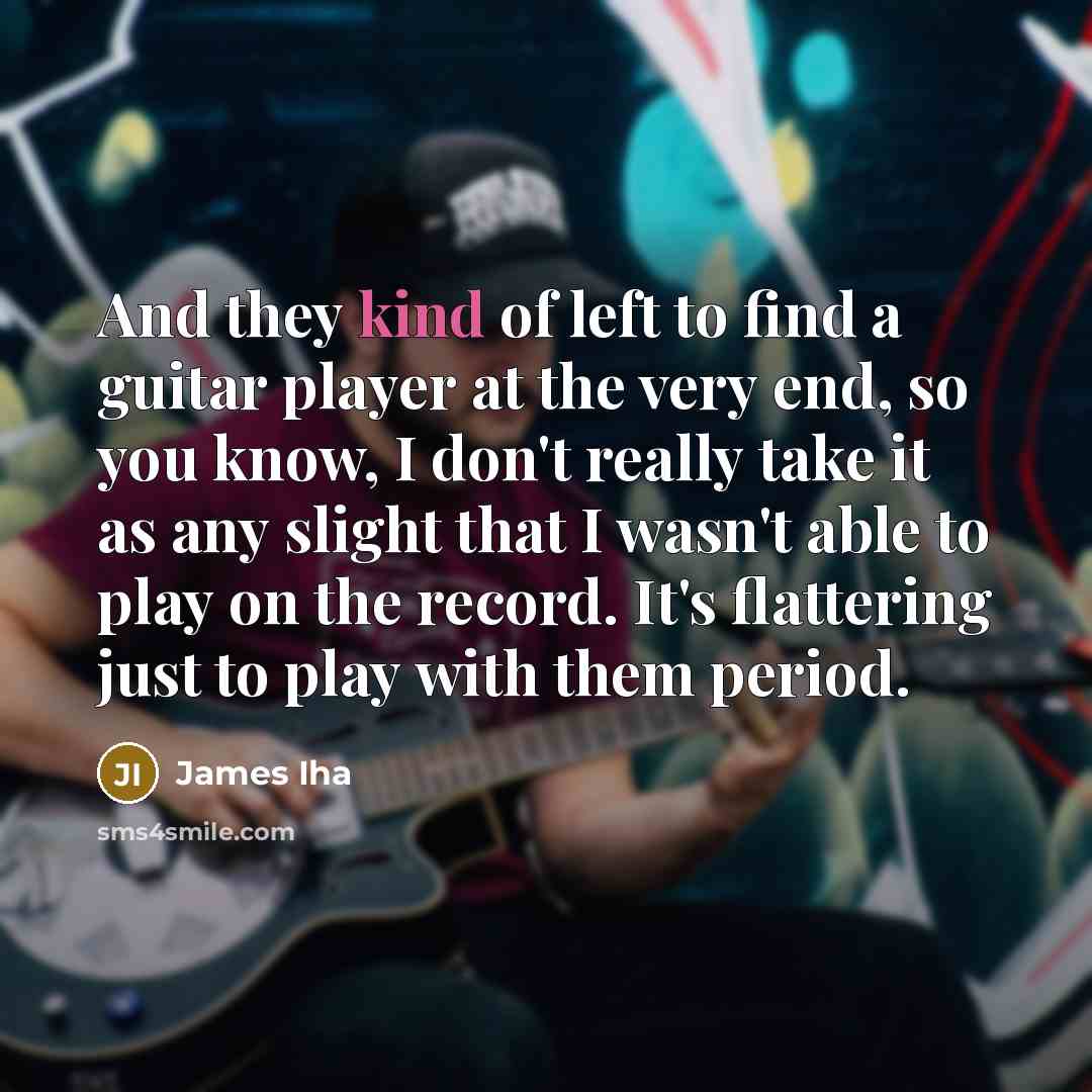 “And they kind of left to find a guitar player…” quote by James Iha