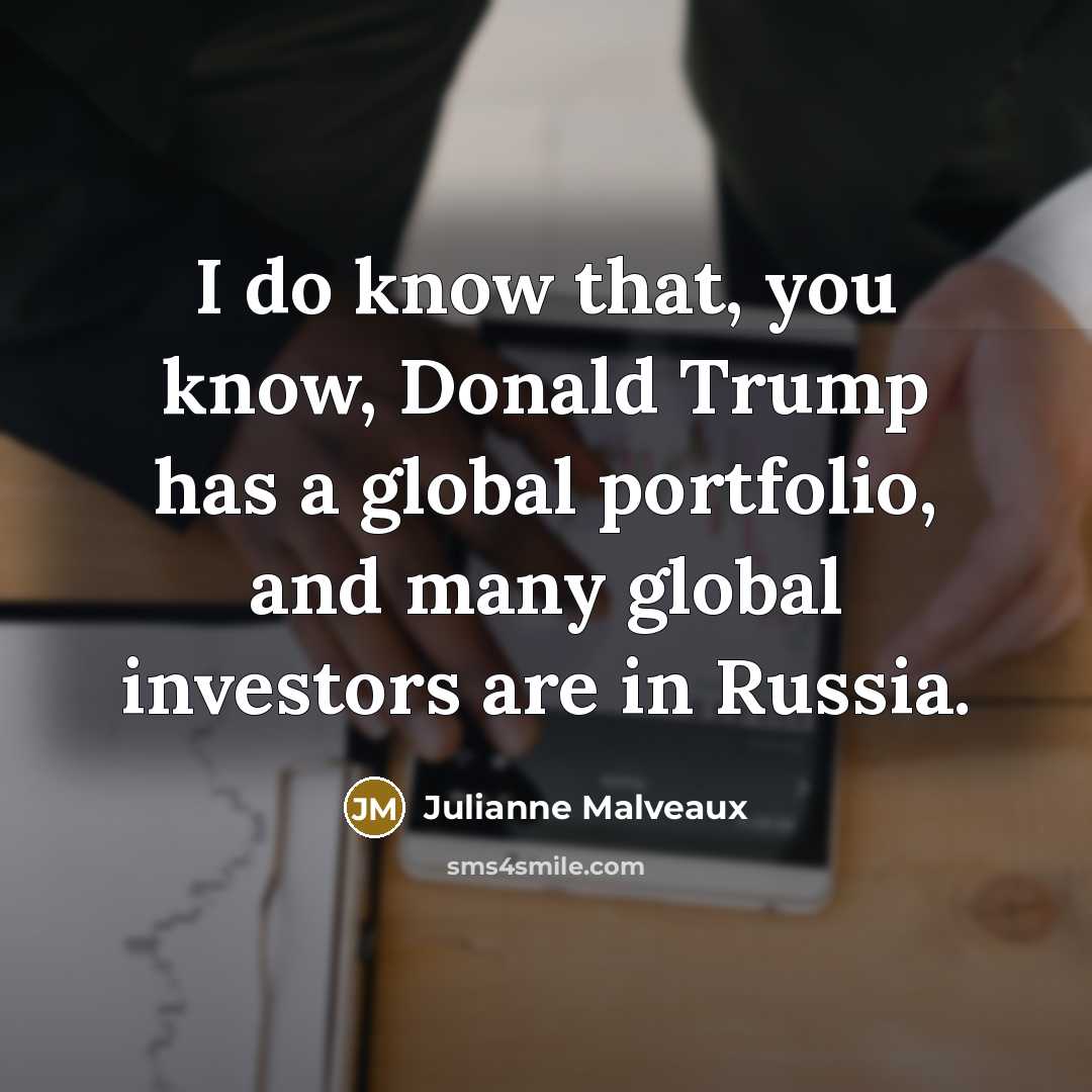 “I do know that, you know, Donald Trump has a…” quote by Julianne Malveaux