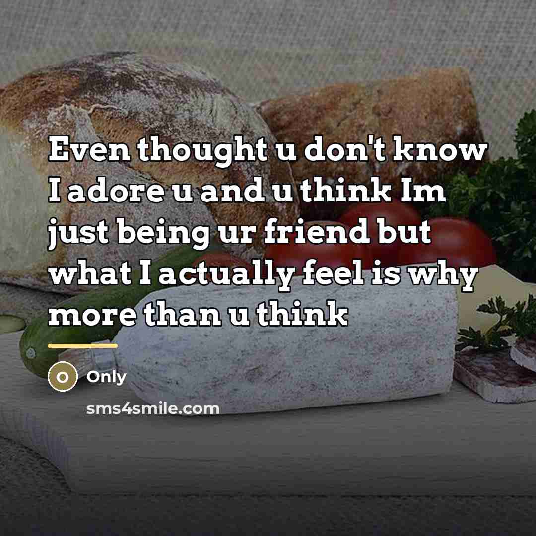 “Even thought u don't know I adore u and u…” quote by Only