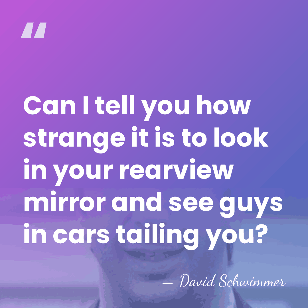 Can I tell you how strange it is to look in your&hellip; - David Schwimmer