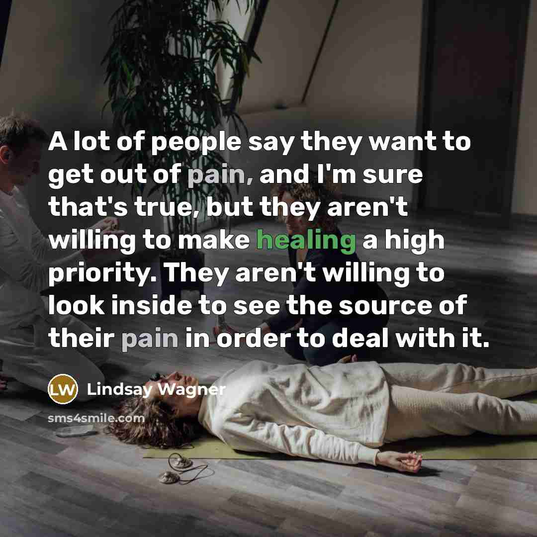 “A lot of people say they want to get out…” quote by Lindsay Wagner