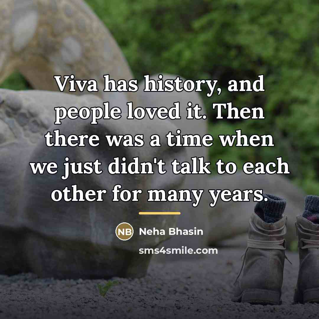 “Viva has history, and people loved it. Then there was…” quote by Neha Bhasin