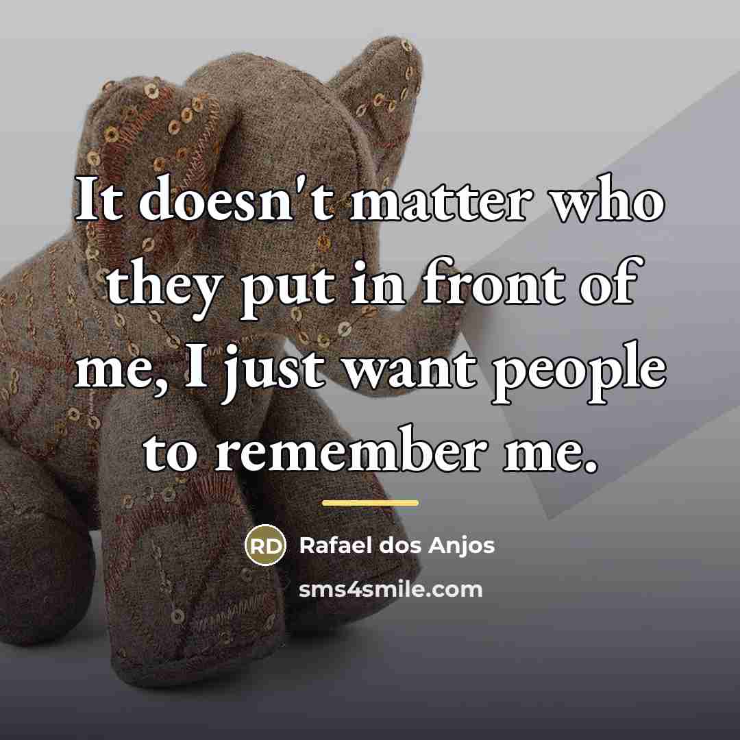 “It doesn't matter who they put in front of me,…” quote by Rafael dos Anjos