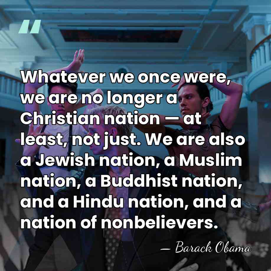 Whatever we once were, we are no longer a Christian nation —&hellip; - Barack Obama