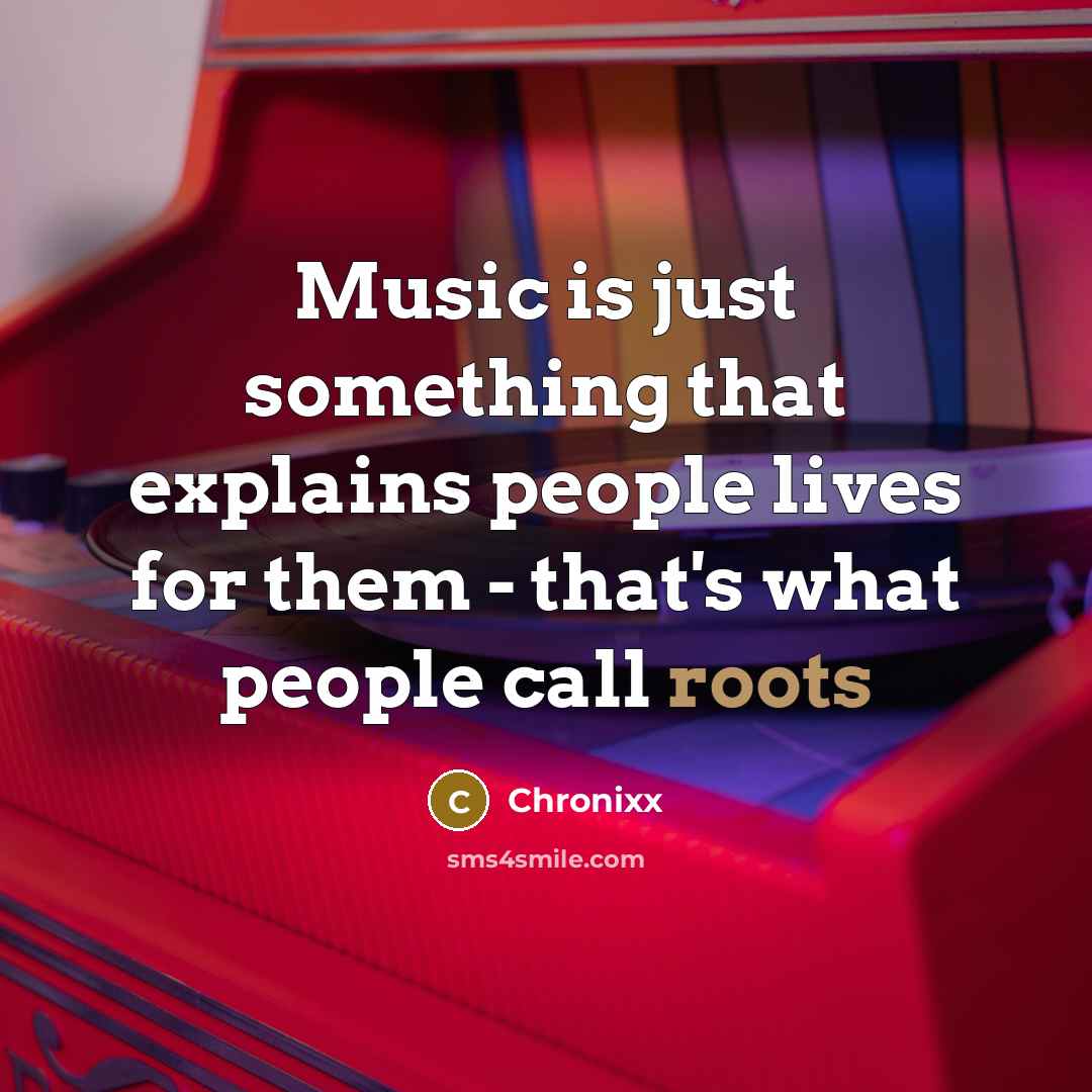 “Music is just something that explains people lives for them…” quote by Chronixx