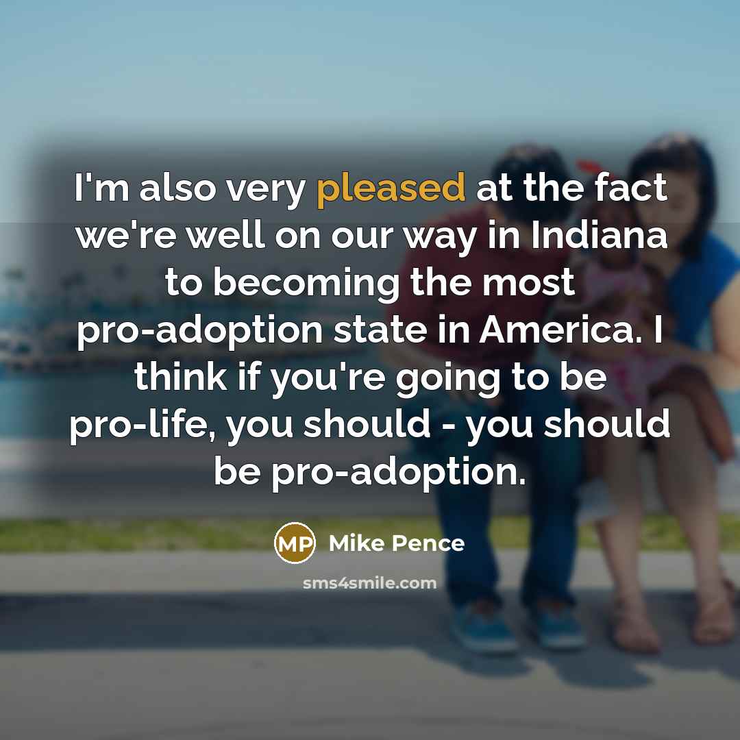 “I'm also very pleased at the fact we're well on…” quote by Mike Pence