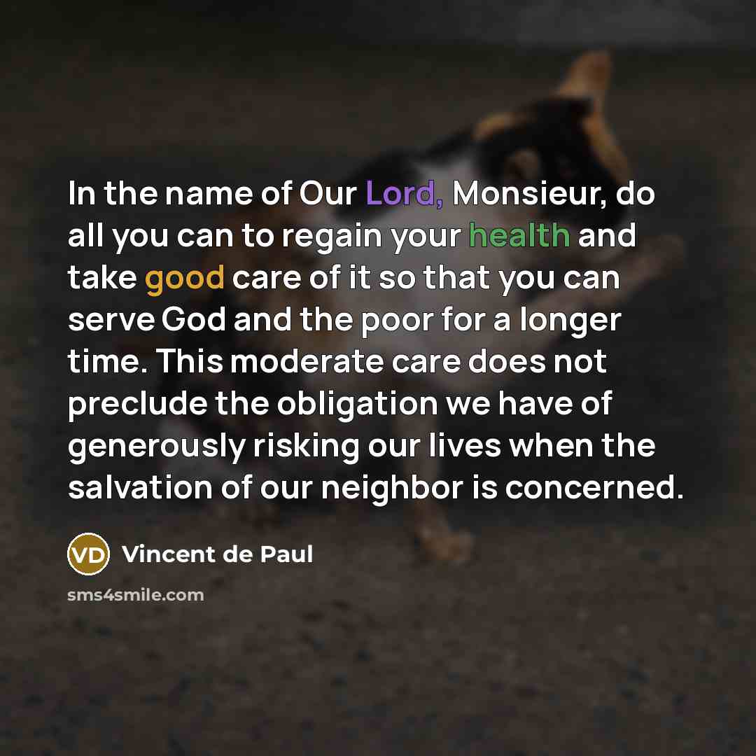 “In the name of Our Lord, Monsieur, do all you…” quote by Vincent de Paul