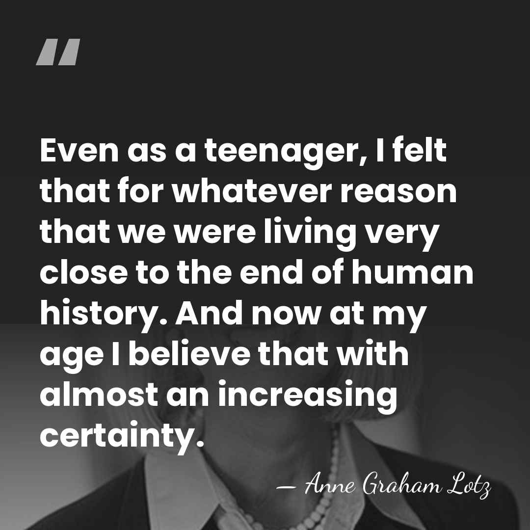 Even as a teenager, I felt that for whatever reason that we&hellip; - Anne Graham Lotz