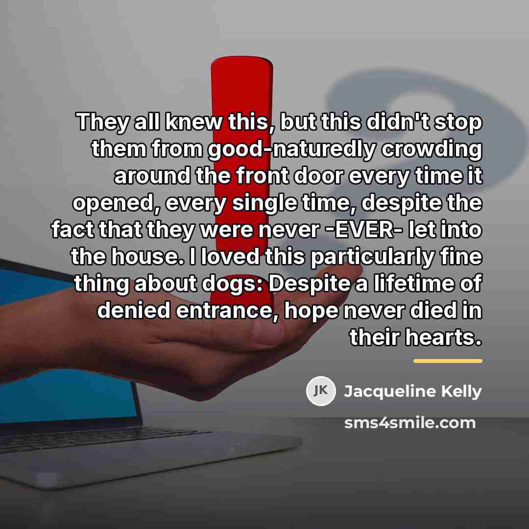 “They all knew this, but this didn't stop them from…” quote by Jacqueline Kelly