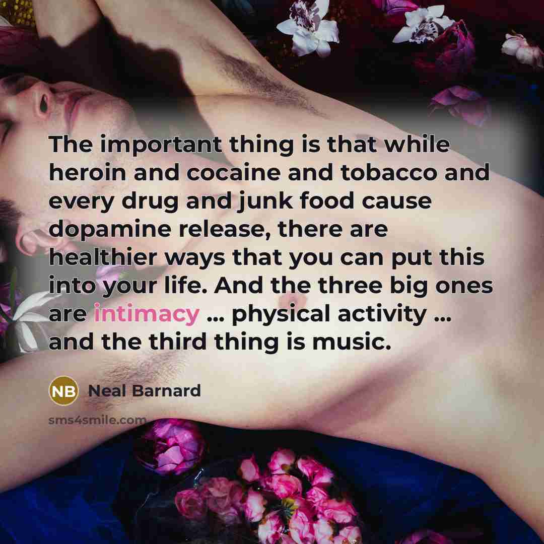 “The important thing is that while heroin and cocaine and…” quote by Neal Barnard
