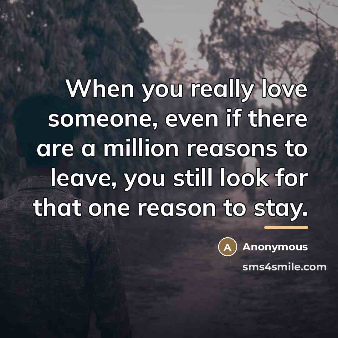 “When you really love someone, even if there are a…” quote by Anonymous