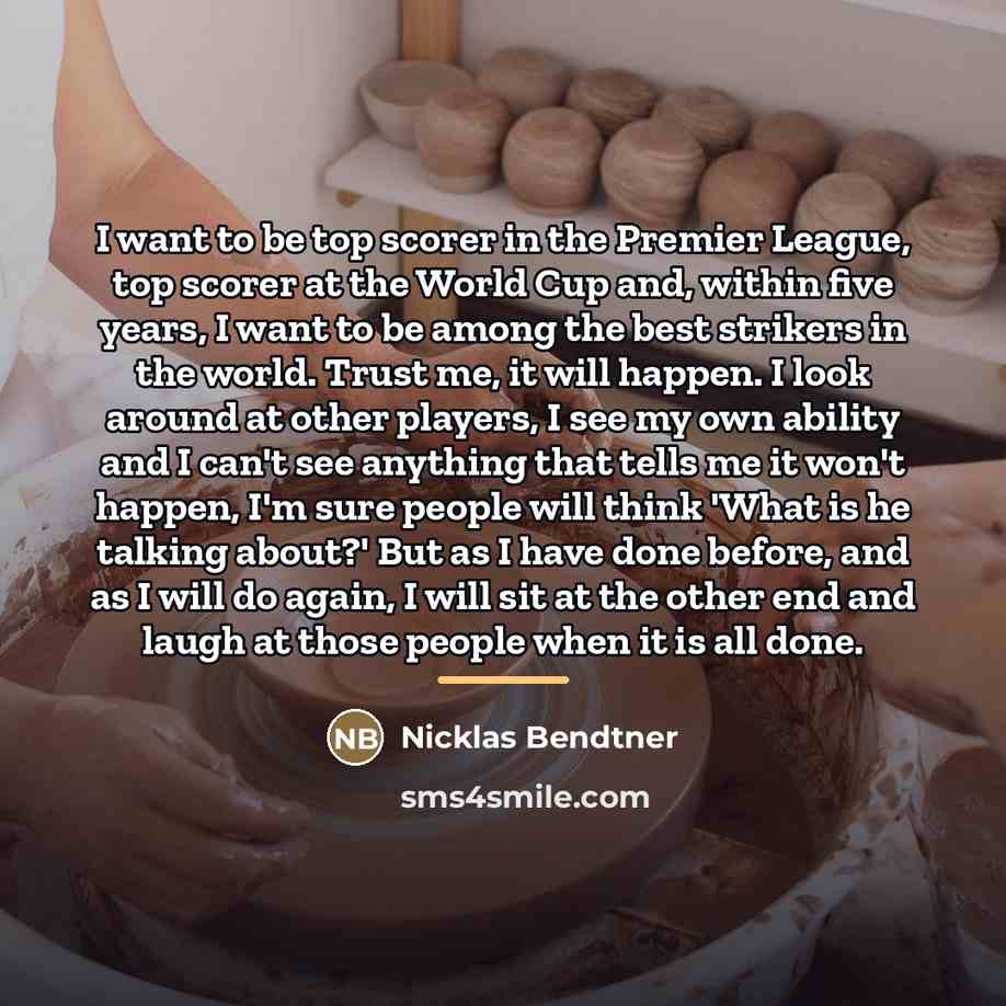 “I want to be top scorer in the Premier League,…” quote by Nicklas Bendtner