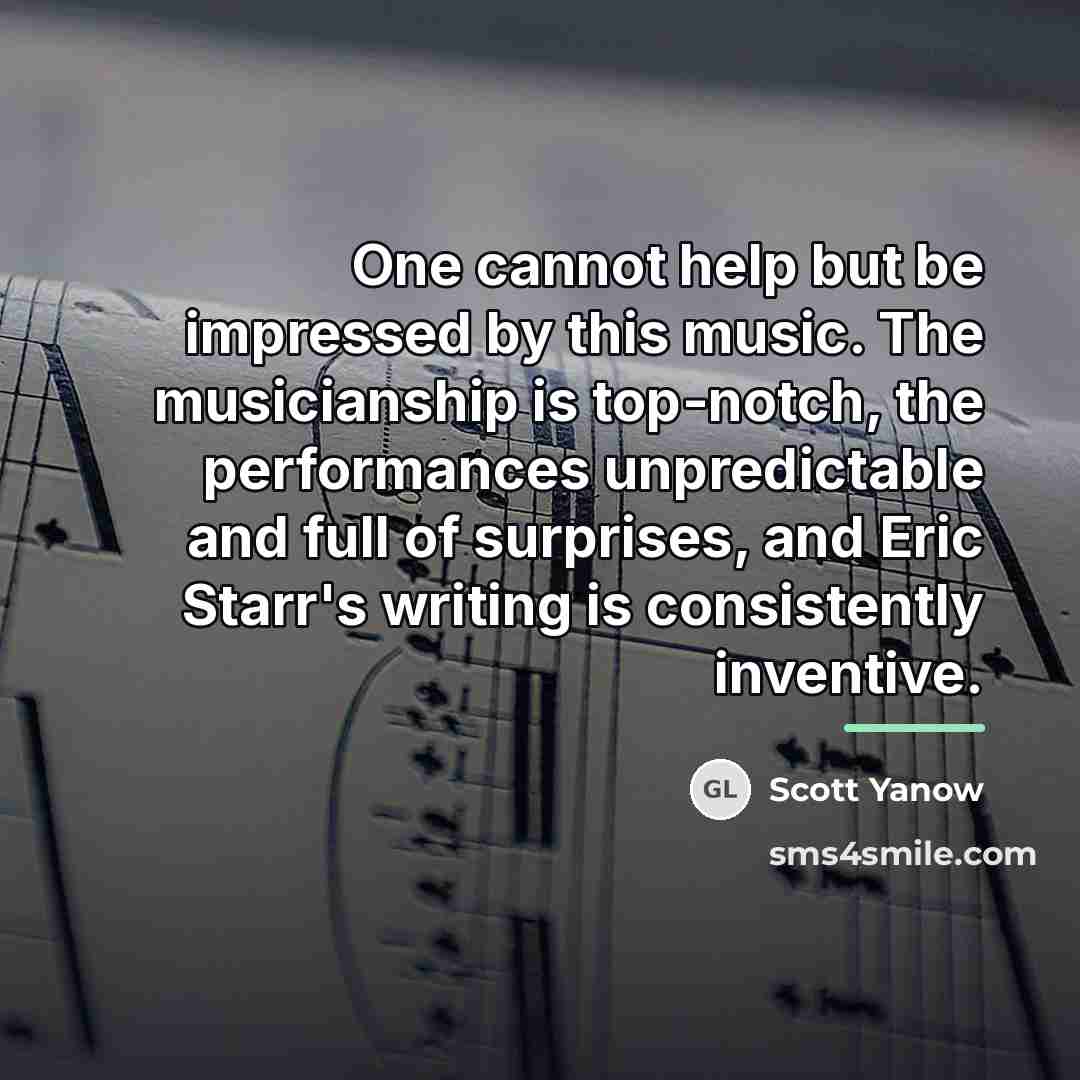 “One cannot help but be impressed by this music. The…” quote by Scott Yanow