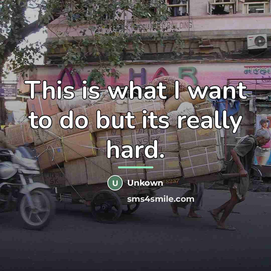 “This is what I want to do but its really…” quote by Unkown