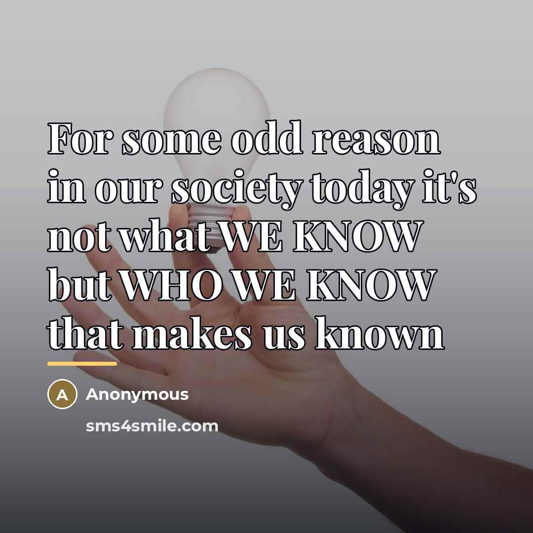“For some odd reason in our society today it's not…” quote by Anonymous