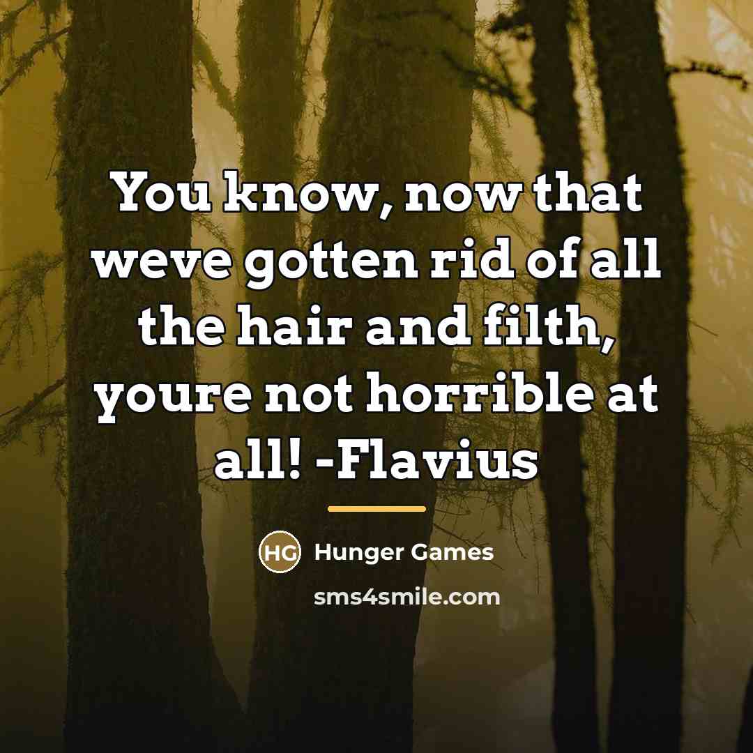 “You know, now that weve gotten rid of all the…” quote by Hunger Games