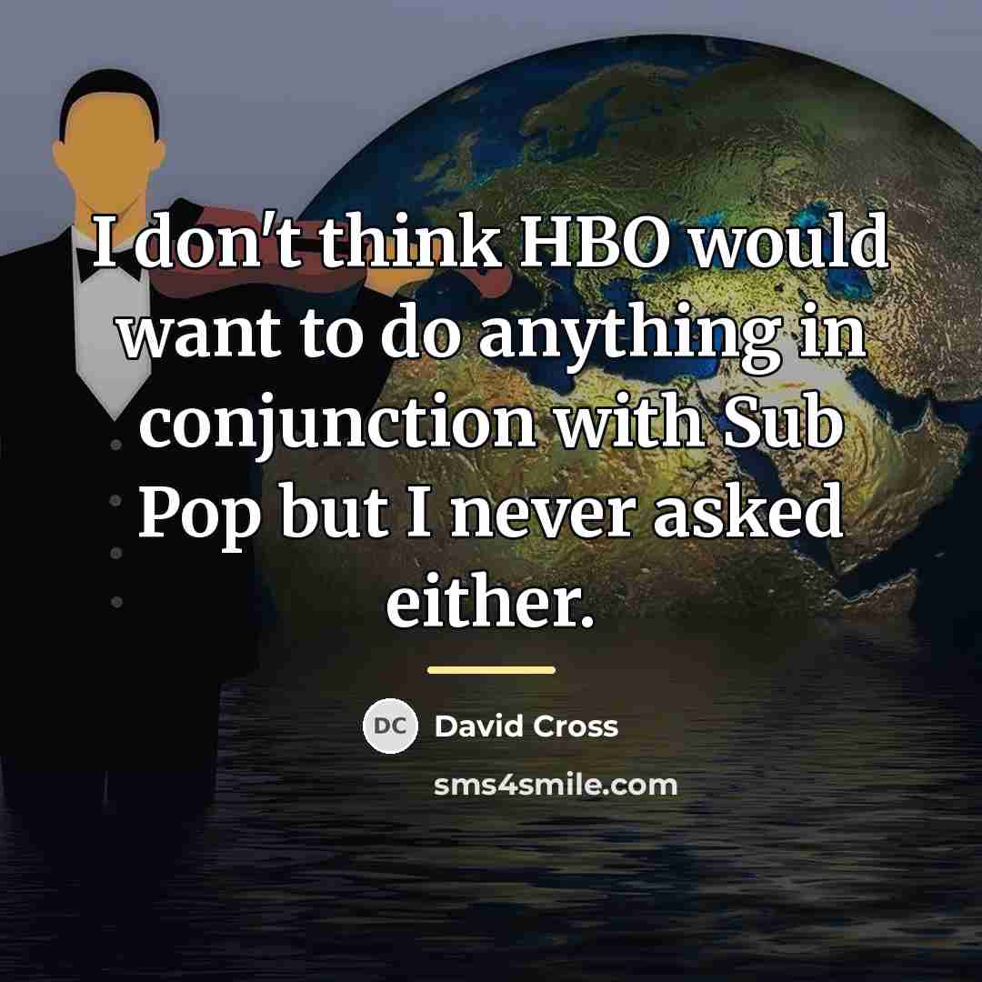 “I don't think HBO would want to do anything in…” quote by David Cross