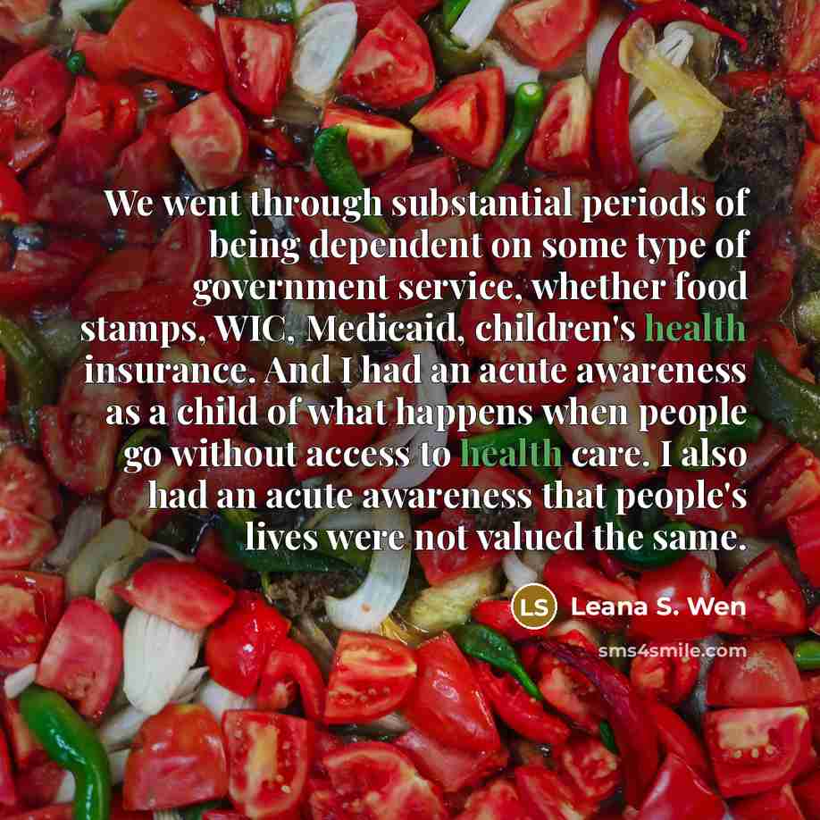 “We went through substantial periods of being dependent on some…” quote by Leana S. Wen