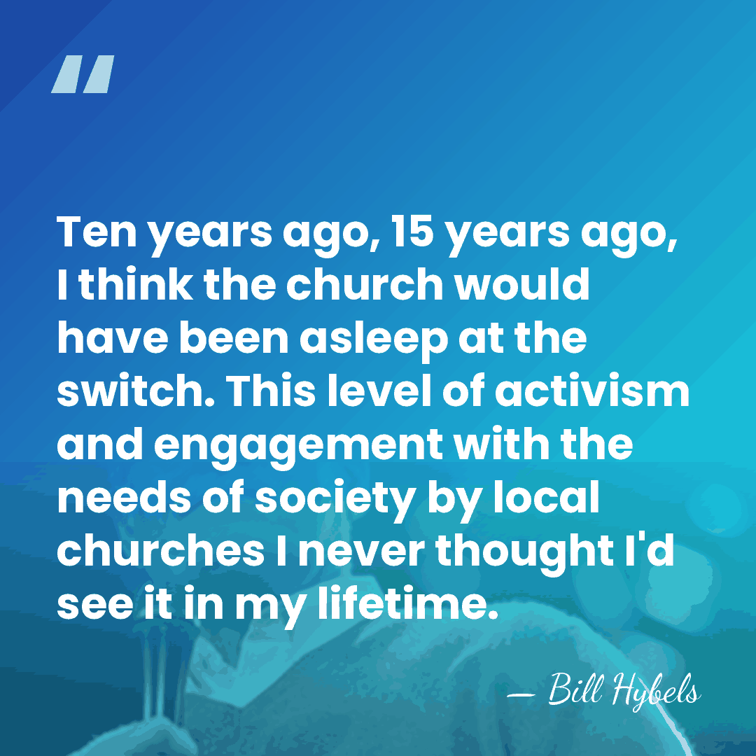 Ten years ago, 15 years ago, I think the church would have&hellip; - Bill Hybels