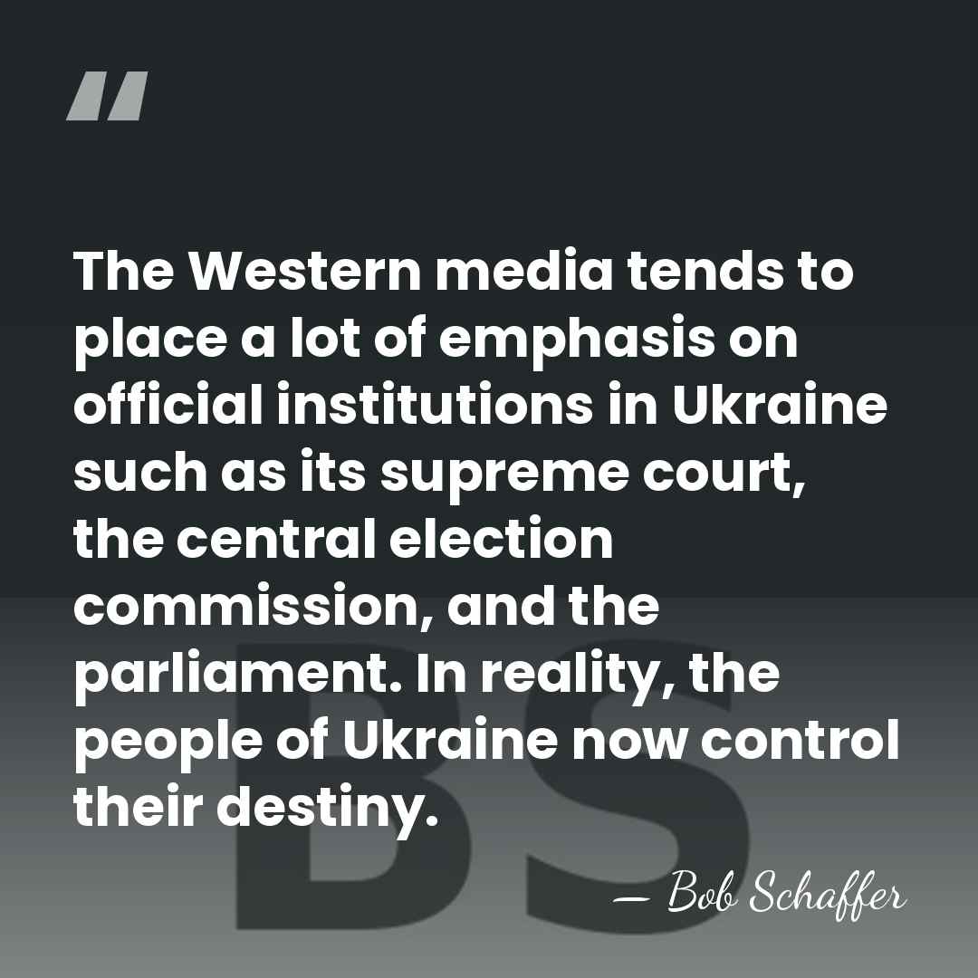 The Western media tends to place a lot of emphasis on official&hellip; - Bob Schaffer